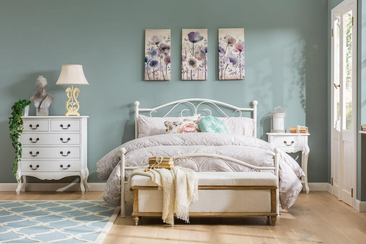 Cottage Country Bedroom Design Photo by Wayfair Home